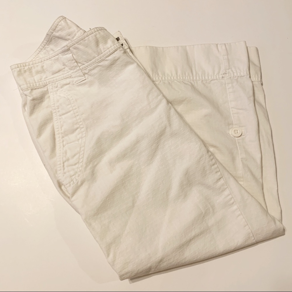 WOMENS WHITE NORTH FACE PANTS SIZE 6